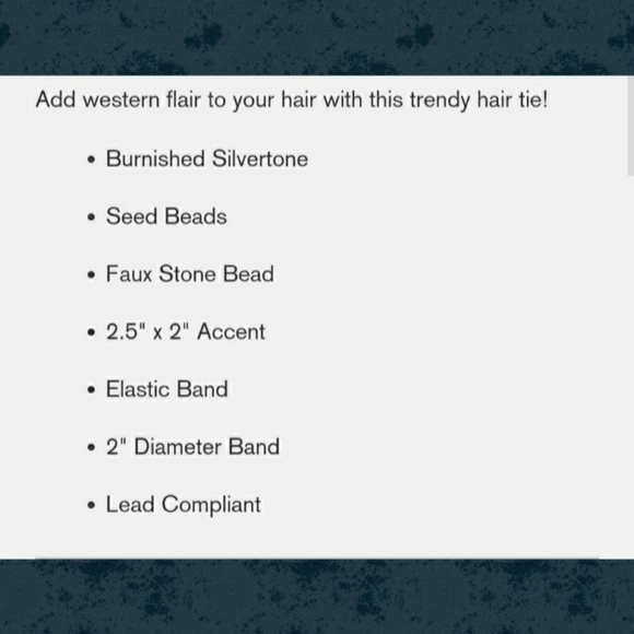 South Western Turquoise hair band - Picture 2 of 12